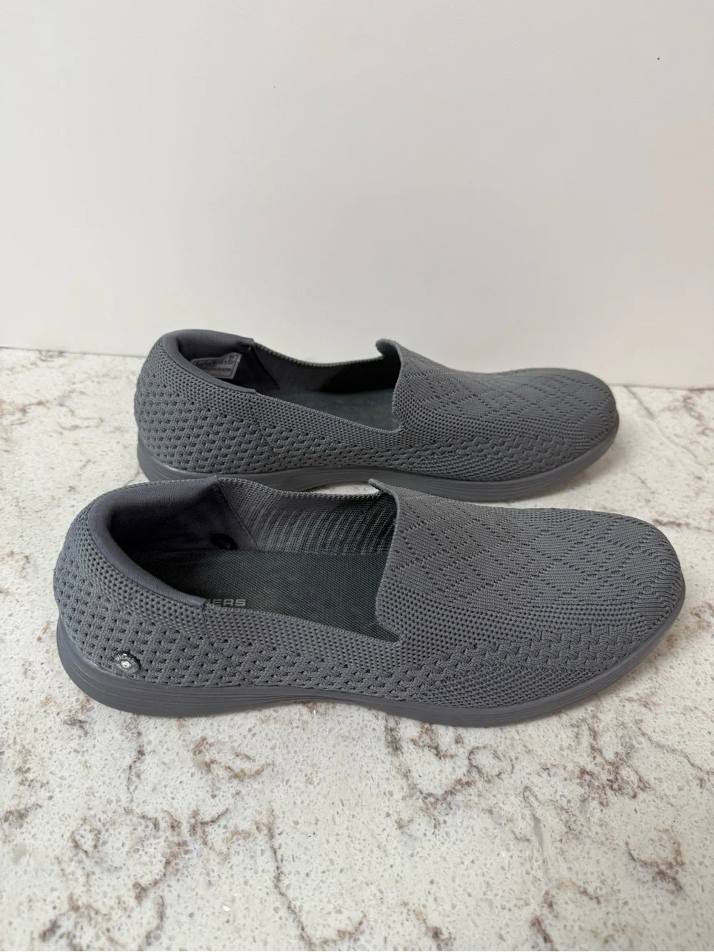 Skechers Performance Slip-On Knit Shoes - Gray Size 8